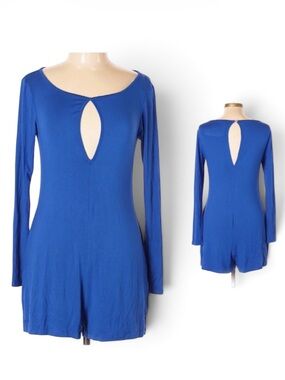 Blue Life Shortie Keyhole Jumpsuit Playsuit Romper XS